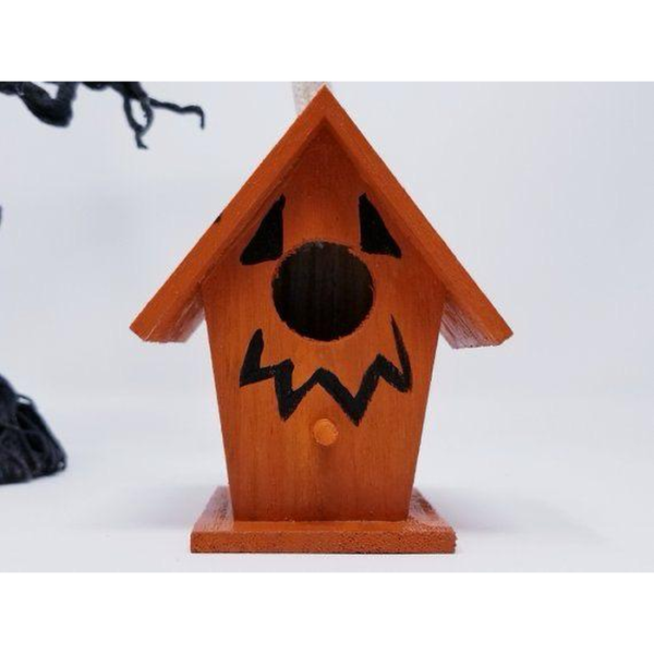 Halloween bird house