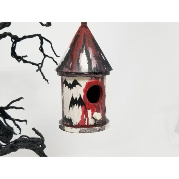 Halloween bird house