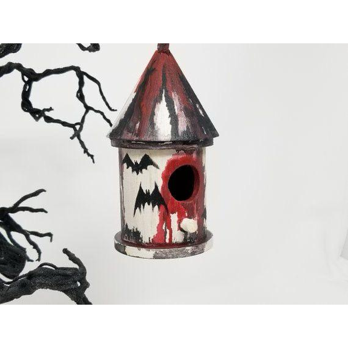 Halloween bird house